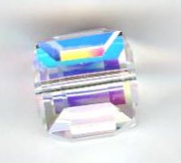 1 Crystal ABB 10mm Cube Swarovski